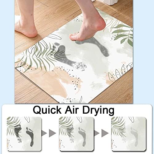 DJSOK Bath Mat Rug - Non-Slip Quick Drying 16x24 Rectangle