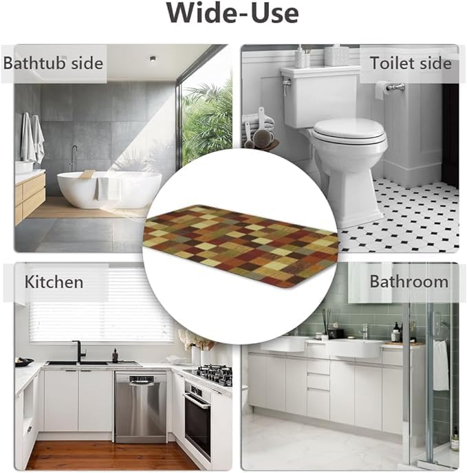 Cestavie Custom Size Bath Rug Runner Non Slip Quick Dry