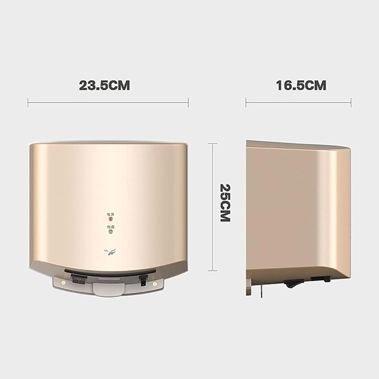 icVantA Automatic Induction Hand Dryer with HotCold Air 1