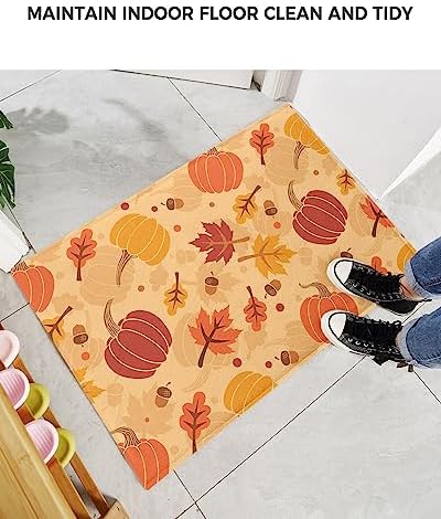 Chees D Zone Autumn Fall Door Mat 18x30in
