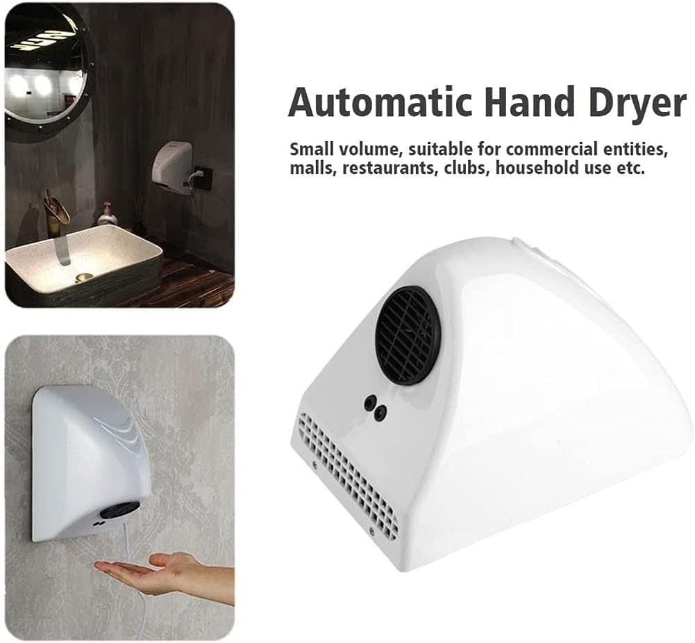 Commercial Hand Dryer Compact Electric Sensor Dryer for Home and Bathroom