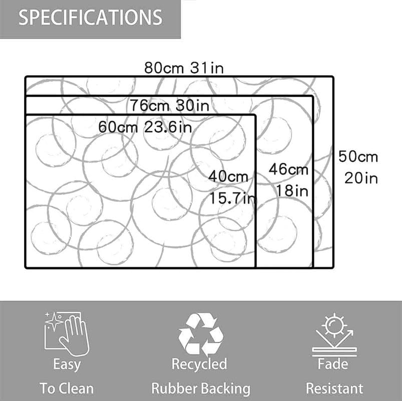 Camo Bath Rug 16x24 Inch Non-Slip Floor Mat for Bathroom