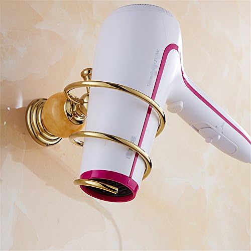 Luxurious Golden Stainless Steel Jade Bathroom Hand Dryer Holder 1