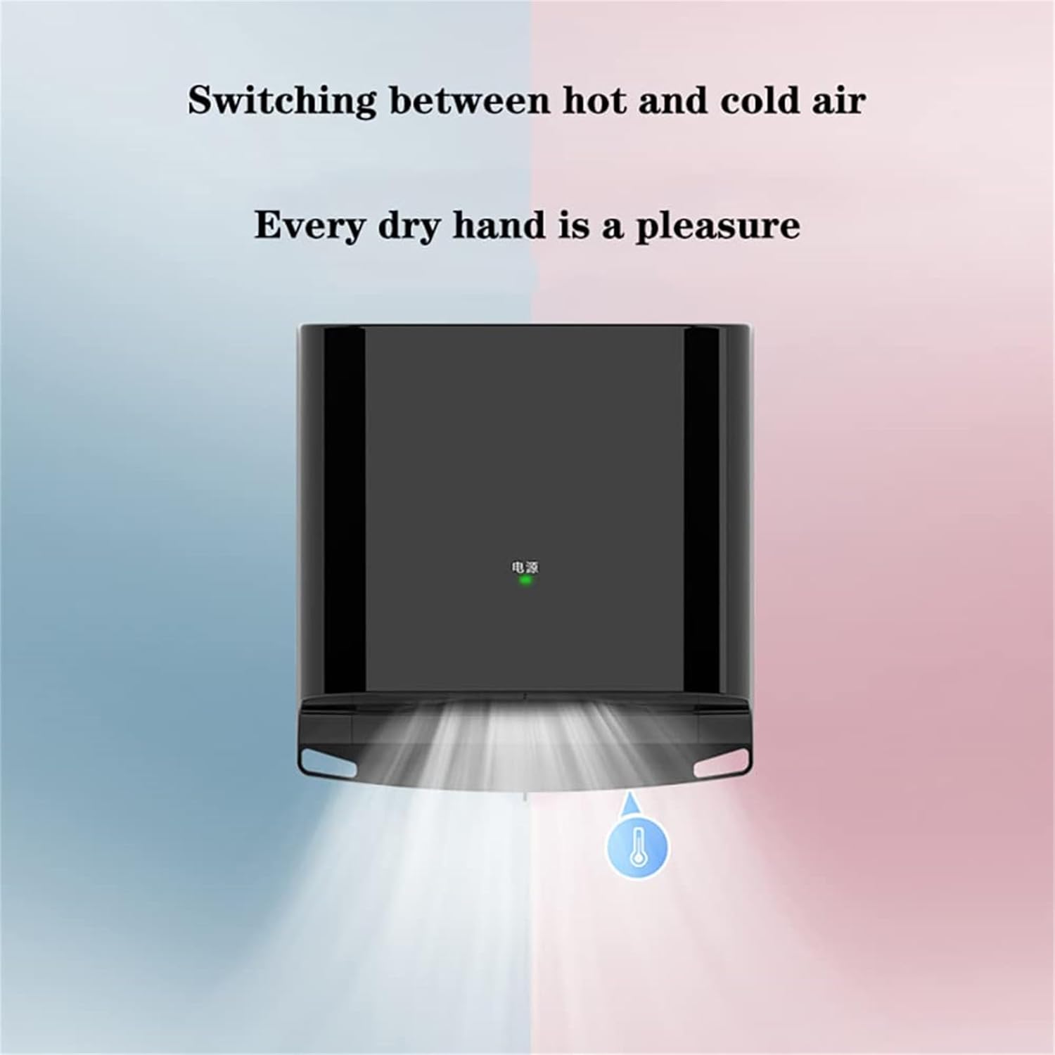 LMYYDES Commercial Electric Hand Dryer Sensor 10s Fast Dry Silver