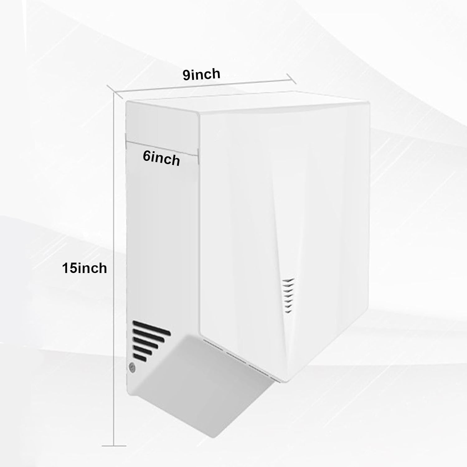 JIXDILO High-Speed Automatic Hand Dryer Black 235x144x39cm