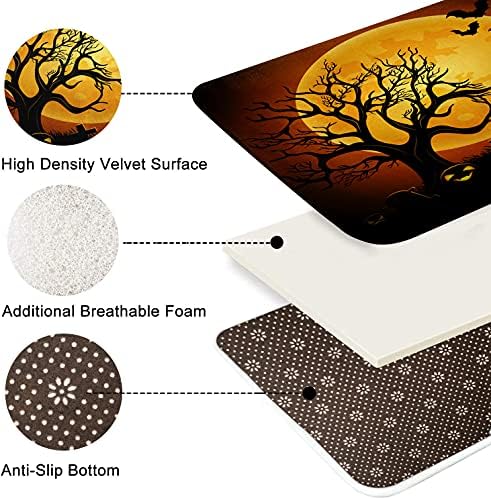 Britimes Halloween Bath Mat 18x30 Inches Non-Slip