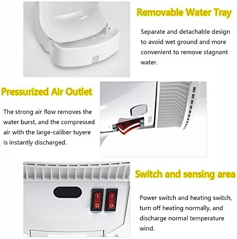 High Efficiency Wall Mounted Hand Dryer 1200W