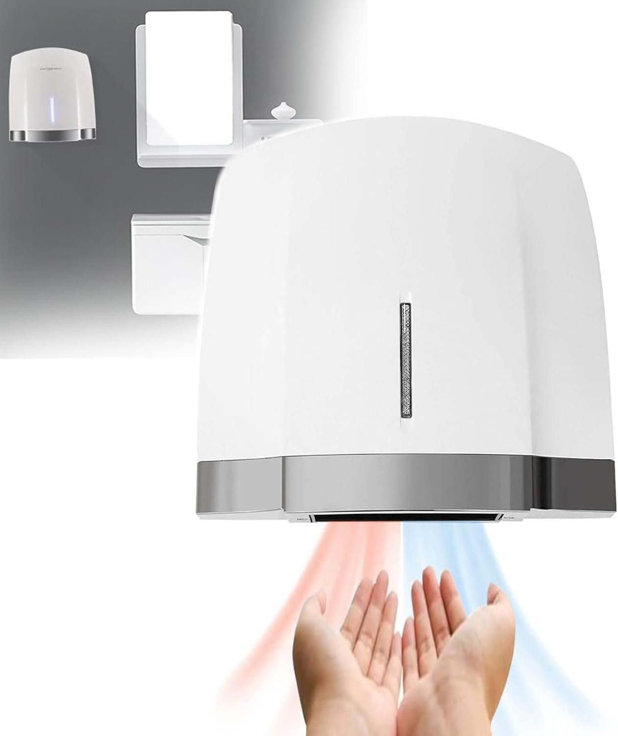 Fast Drying Automatic Hand Dryer with Hot and Cold Controls
