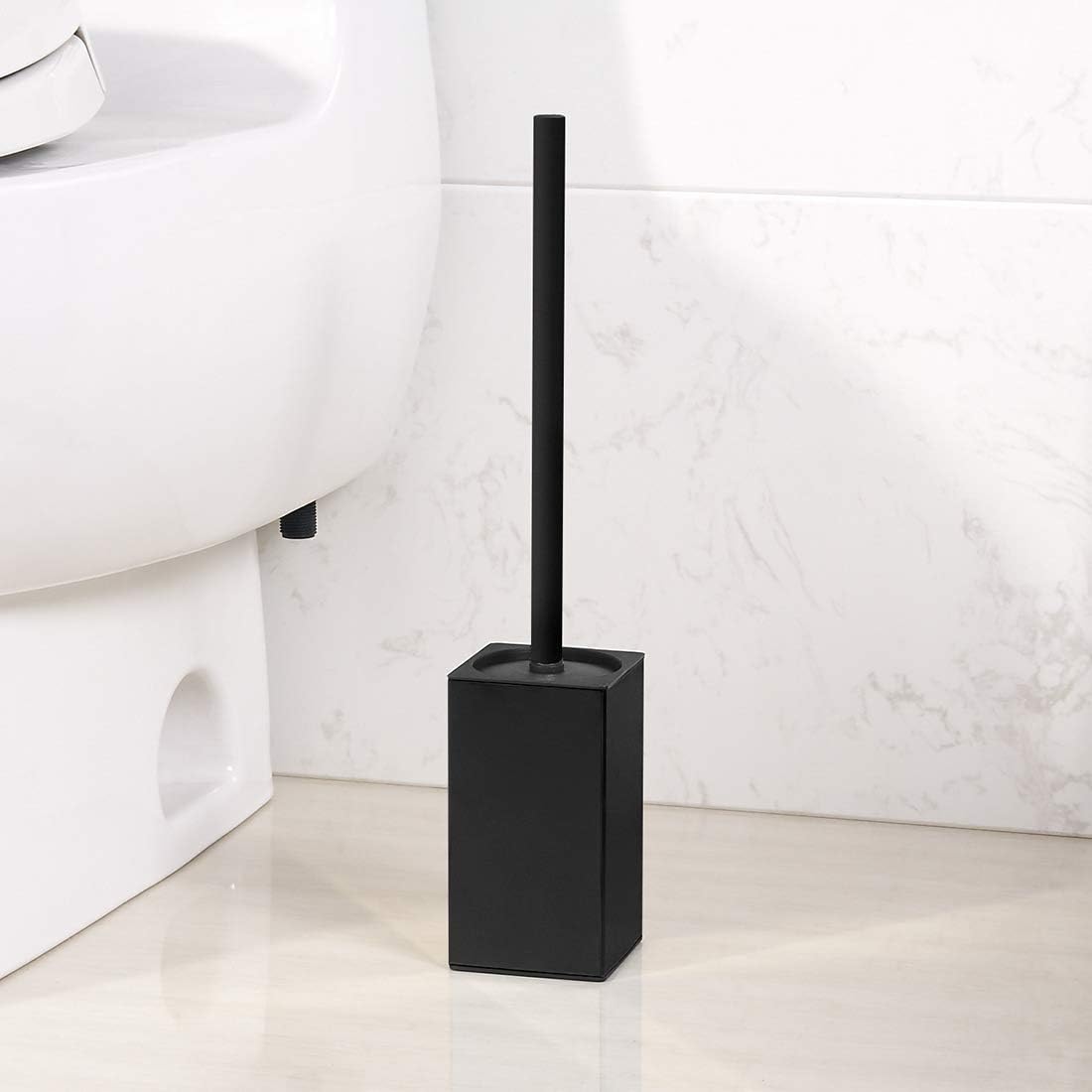 Stainless Steel Toilet Brush Holder for Bathroom Storage