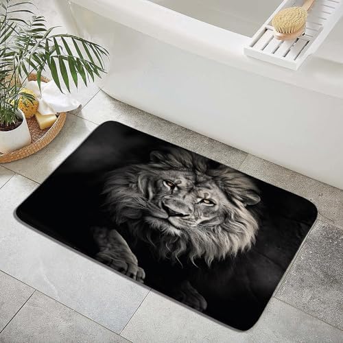ZZYSKS Vintage Lion Bath Mat 178x295 Inch