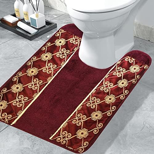 Popular Bath Contour Bath Rug - Vlegant Rosa Collection