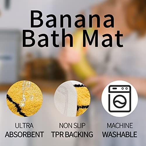 Cute Banana Shape Non-Slip Bath Rug for Kids