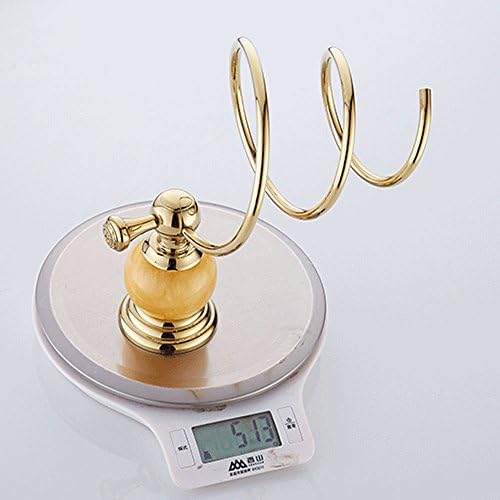 Luxurious Golden Stainless Steel Jade Bathroom Hand Dryer Holder 1