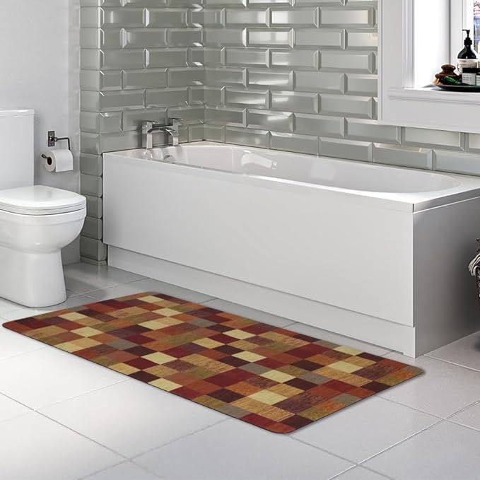 Cestavie Custom Size Bath Rug Runner Non Slip Quick Dry