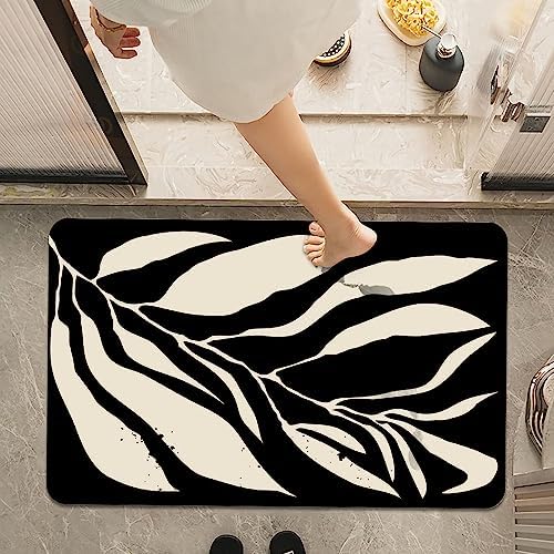 DJSOK Bath Mat Rug - Non-Slip Absorbent 16x24 Inch