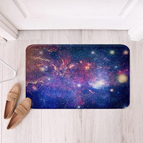 Galaxy Bath Mats 3D Printed Space Decor 24x16 Inch