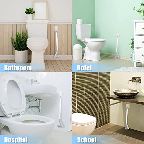 Homgaty Golf Head Toilet Brush 360 Clean Wall Mounted 2 Pack