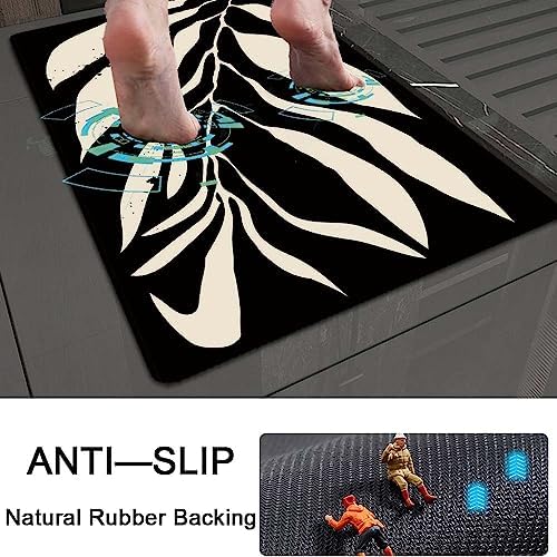 DJSOK Bath Mat Rug - Non-Slip Absorbent 16x24 Inch