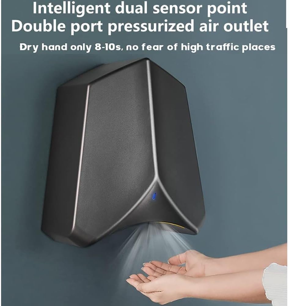 1100W Commercial Hand Dryer with HEPA Filter