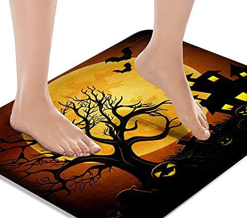 Britimes Halloween Bath Mat 18x30 Inches Non-Slip