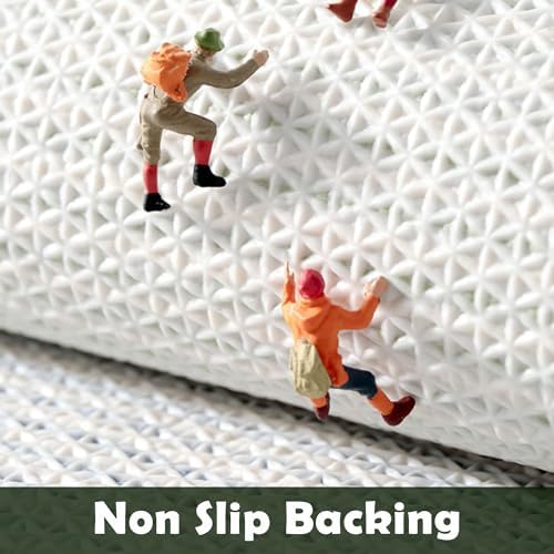 ZSHIFANG Cactus Rug 43x19 Green Microfiber Bath Mat for Bedroom and Bathroom