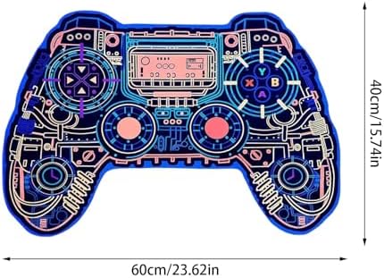 Cartoon Gamepad Floor Mat - Funny Non-Slip Soft
