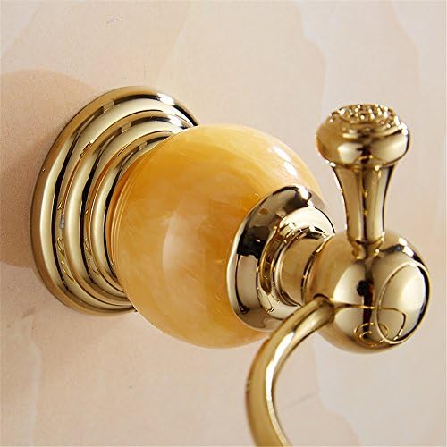 Luxurious Golden Stainless Steel Jade Bathroom Hand Dryer Holder 1