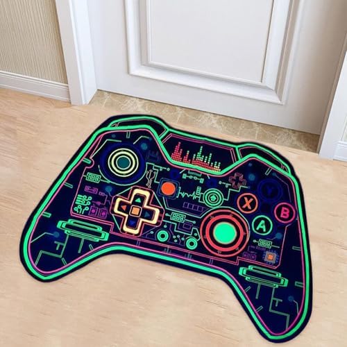 Cartoon Gamepad Floor Mat - Funny Non-Slip Soft