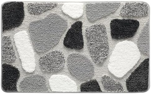 Befocus Red Pebble Stone Bath Mat