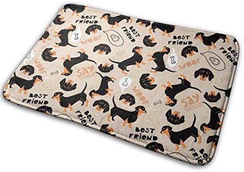 MZERSE Machine Washable Bath Mat with Memory Foam