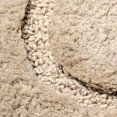 Ultra Soft Fluffy Non-Slip Bath Rug 16 x 24