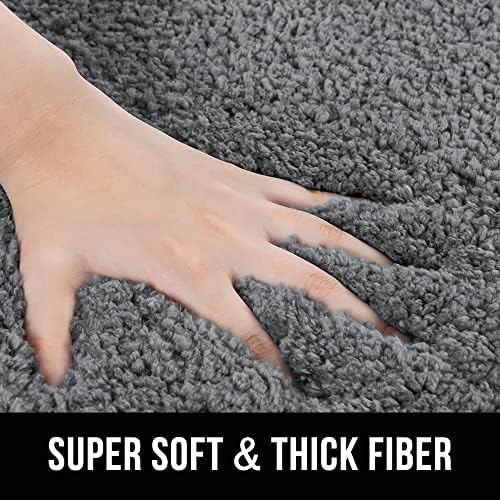 VannySucci 24x16 Non-Slip Bath Mat with Microfiber