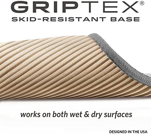MICRODRY SoftLux Bath Mat - 24x58 Memory Foam Skid-Resistant