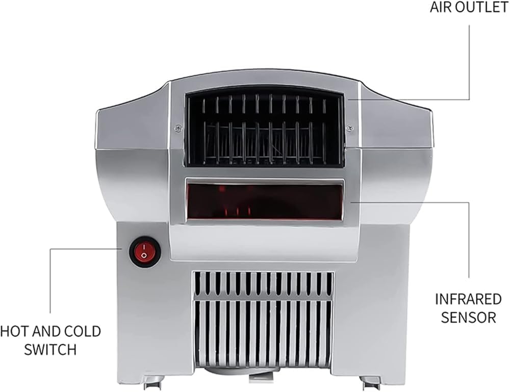 GYDUHYE 1800W Smart Hand Dryer with LED Display