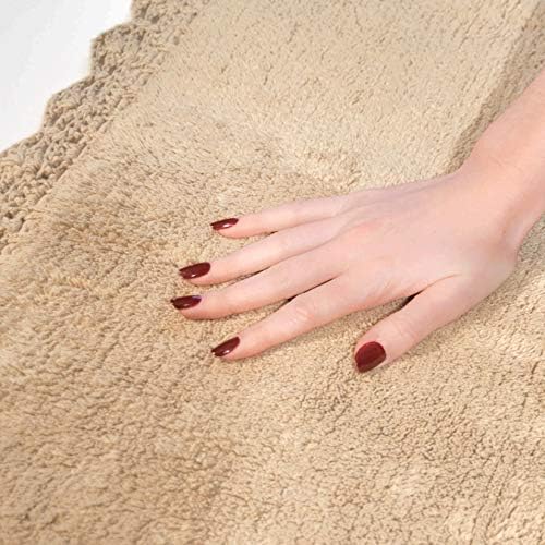 Chesapeake Linen Crochet Bath Rug Set 21 x 34 17 x 24