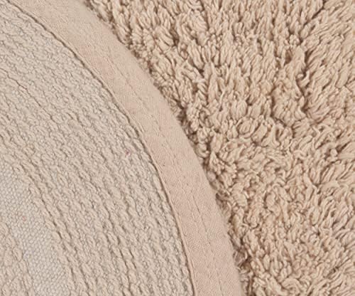 Home Weavers Double Ruffle Cotton Bath Rug Set 1