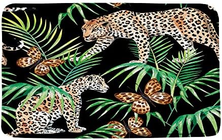 Sunhe Print Microfiber Memory Foam Bath Rug