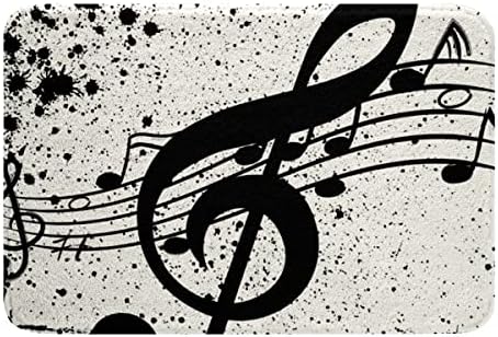 SGYDW Music Carpet 24x16 Inch Bath Mat
