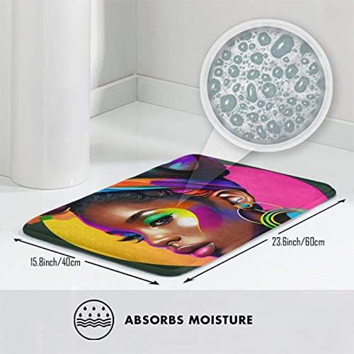 MZERSE Quick Dry Bath Mat with Memory Foam 1