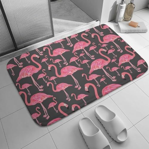 MZERSE Unique Bathroom Rug with Non-Slip Design
