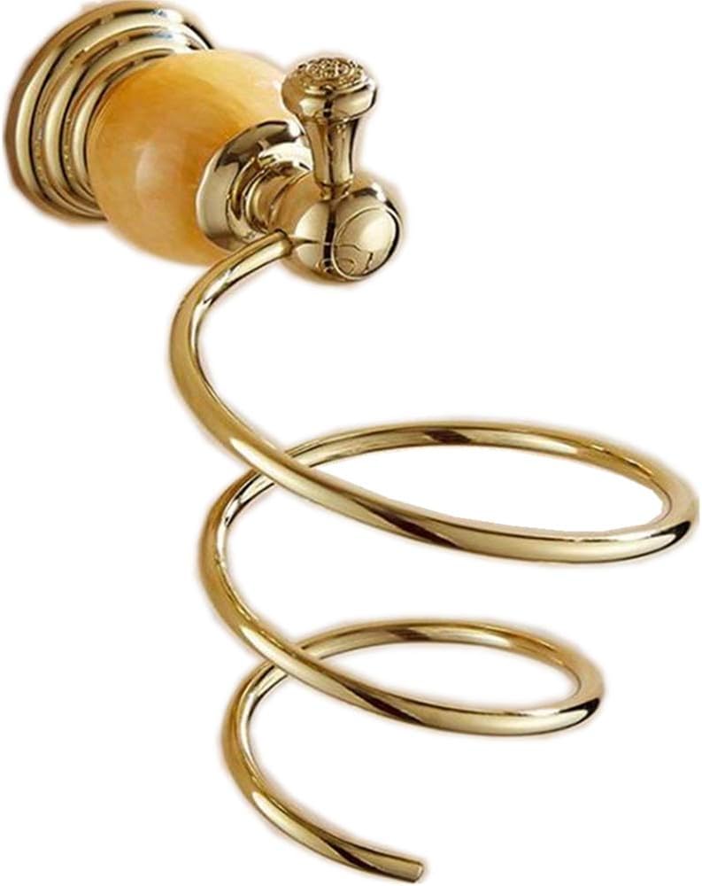 Luxurious Golden Stainless Steel Jade Bathroom Hand Dryer Holder 1