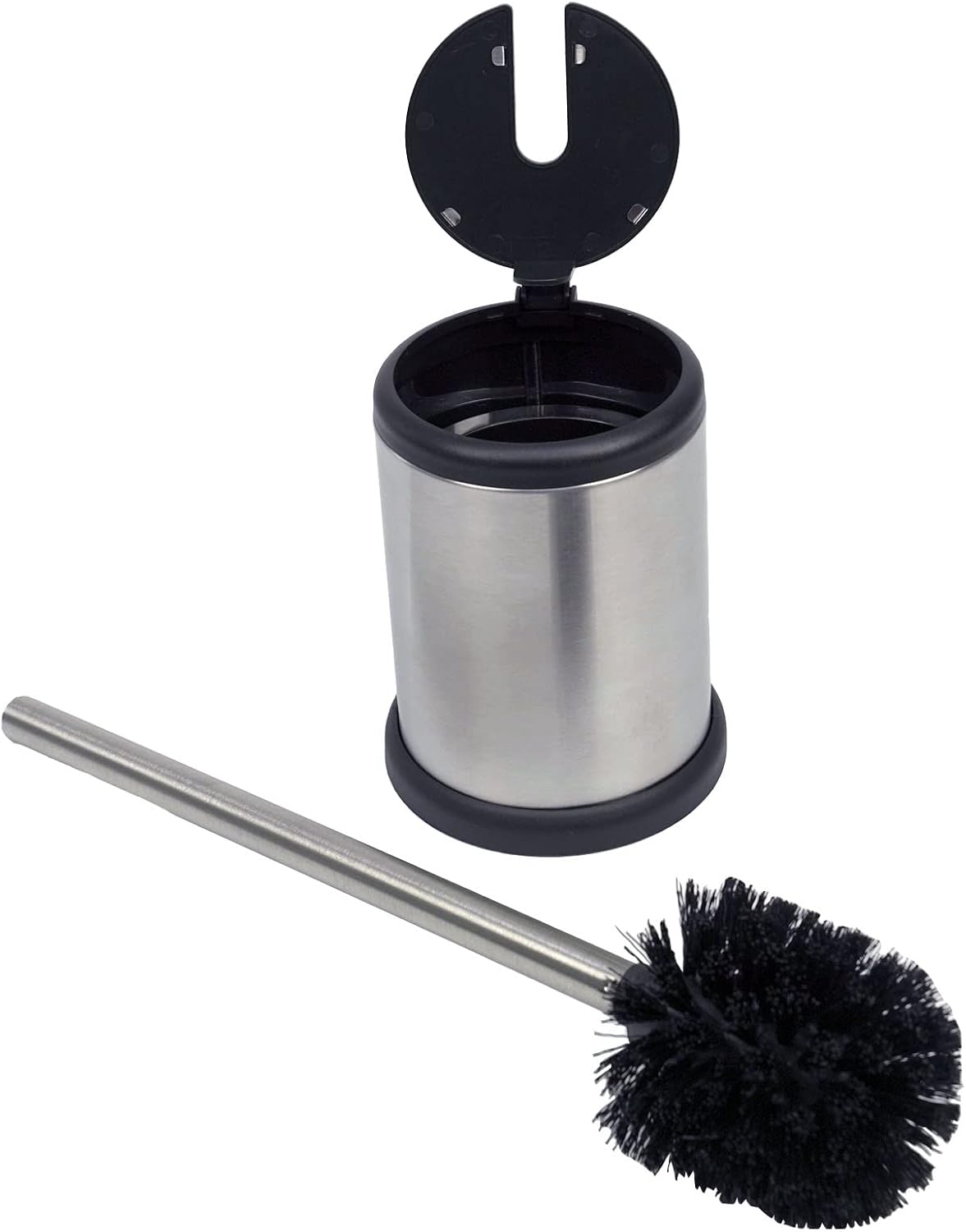 Casaphoria Stainless Steel Toilet Brush and Holder Set