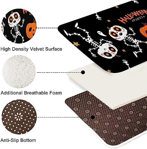 Britimes Halloween Bath Mat 16x24 Inches