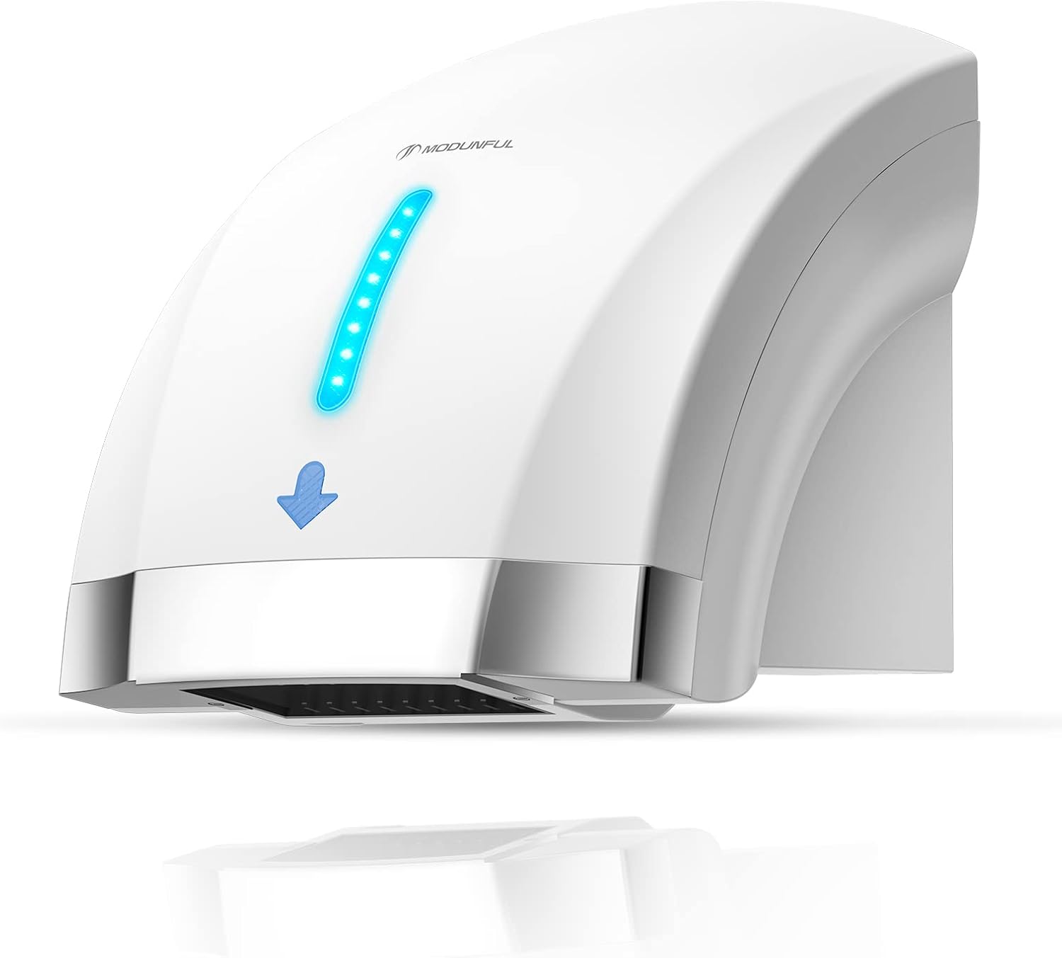 modunful Hand Dryer Wall Mounted Touchless Low Noise 40db