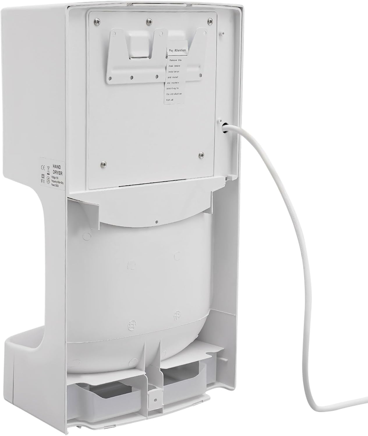 ZHIMIFU 1000W ABS Automatic Hand Dryer with Cold Warm Wind