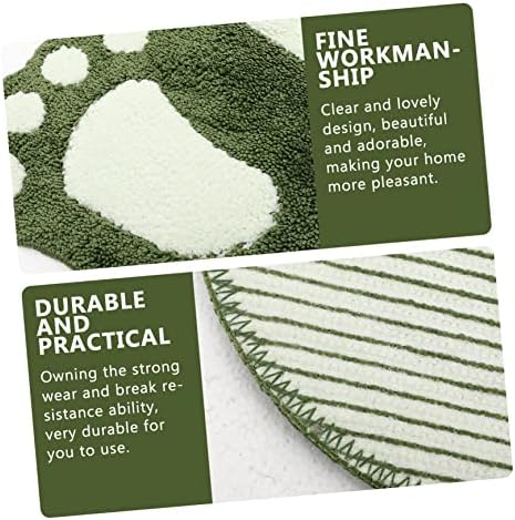 KONTONTY Water Absorbent Anti-Slip Bath Rug for Kids