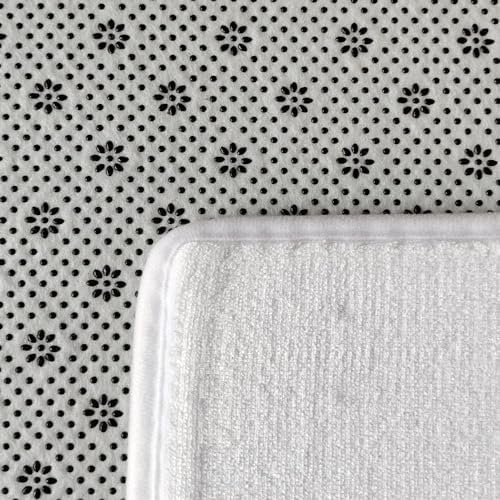 JAWO Happy Camper Bath Mat - Retro Non-Slip Doormat for RV