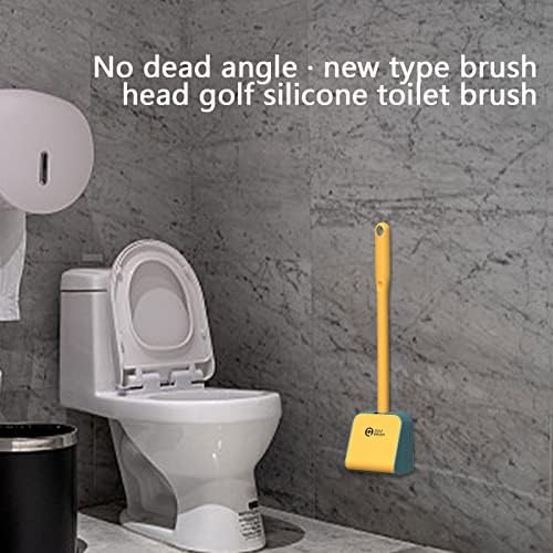Lovskoo 360 Toilet Brush Set with Non-Slip Holder