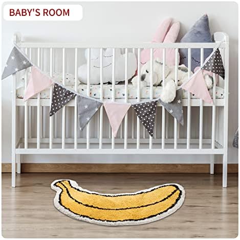 Cute Banana Shape Non-Slip Bath Rug for Kids