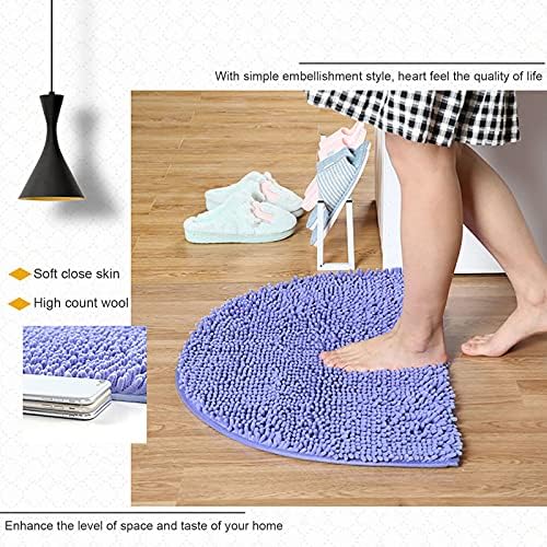 KELINFONG 20x14 Inch Microfiber Bath Rug Set